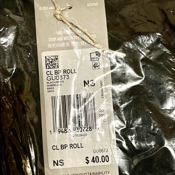 ADIDAS CLASSIC ROLL-TOP BACKPACK - Picture 6 of 7